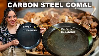 How to Keep your Carbon Steel Comal in Top Condition A Must Know for Mexican Food Lovers [upl. by Dachy]