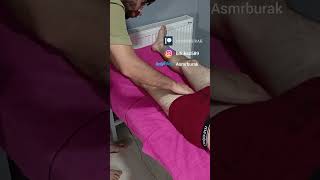 VERY RELAXING FRONT LEG ENERGY MASSAGE THERAPY massage asmr chiropractor relaxing shorts [upl. by Eitsrik951]