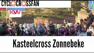 Cyclocross 2016 Kasteelcross Zonnebeke Men [upl. by Fleisher]