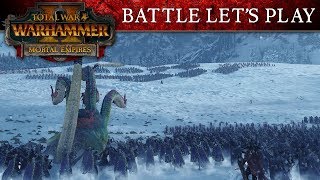 Total War WARHAMMER 2  Old World vs New World Battle Lets Play [upl. by Oiretule482]