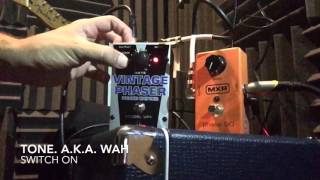 Behringer vintage phaser vs MXR phase 90 [upl. by Enirtak858]