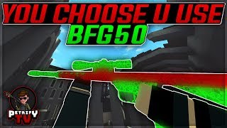 HE MADE ME USE THE BFG50 in Phantom Forces [upl. by Zetneuq]