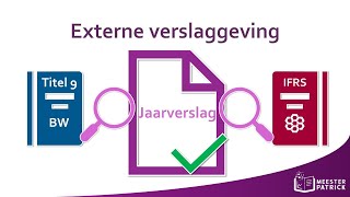 Externe verslaggeving  Bedrijfseconomie [upl. by Yrral]