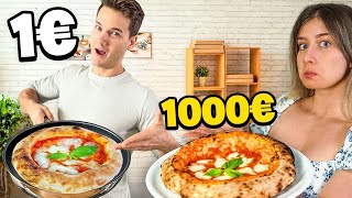 PIZZA 1€ vs 1000€ PADELLA vs FORNO [upl. by Lizabeth]