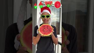 SMALL vs GIANT Watermelon🍉✅😋shorts viral gukafamilyshow [upl. by Ahsya117]