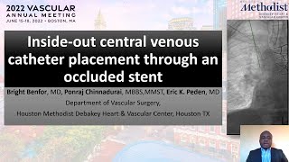 InsideOut Central Venous Catheter placement through an Occluded Stent [upl. by Joelynn]