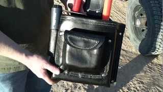 Metal detecting tool and finds pouch in USMC black [upl. by Anerbes]