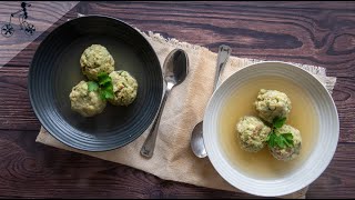 Canederli Italian Bread Dumplings Recipe Knödel [upl. by Silohcin]