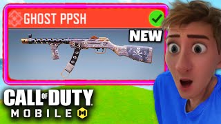 NEW GHOST PPSH in COD MOBILE 😍 [upl. by Aisatsanna]