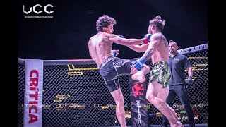 MMA Amateur Fight UCC45 Costa Rica vs Panama Rivera vs Della Sera 2019 Latin America MMA League [upl. by Nedra]