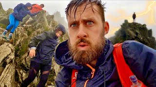 The most dangerous route up Helvellyn  Striding Edge [upl. by Brigida374]