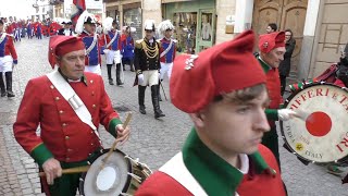 La sfilata in via Palestro  Carnevale Ivrea 2024 [upl. by Jaqitsch]