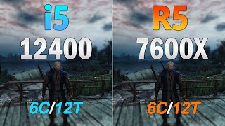 Ryzen 5 7600X vs i5 12400  Benchmarks in 10 applications  Which is better for electronic work [upl. by Callista]