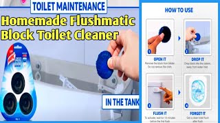 Harpic Flushmatic Block Toilet Cleaner Homemade [upl. by Ahsauqal]