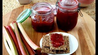 Recette Confiture de Rhubarbe et Fraise Facile [upl. by Ael]