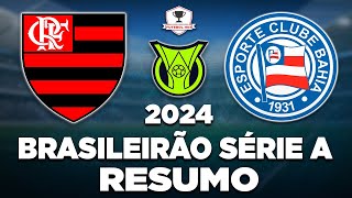 FLAMENGO x BAHIA AO VIVO  BRASILEIRÃO SÉRIE A 2024  10ª RODADA  NARRAÇÃO [upl. by Coop]