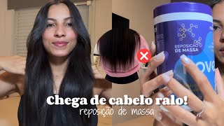 ENCORPA FIOS COM REPOSIÇÃO DE MASSA ✨ cabelo cheio e com volume [upl. by Onida]