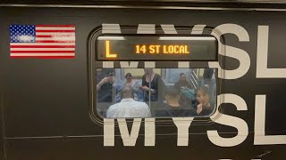 BMT Canarsie Lines R160A1 L Train Ride From Lorimer St to Bedford Ave and Back  YSL Myself Wrap [upl. by Evan801]