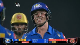 Dewald Brevis की धमाकेदार पारी  एक Over में लगाए 4 Sixes  Dewald Brevis  PBKS vs MI Match [upl. by Avah]