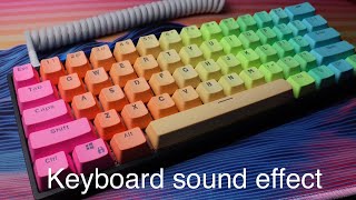 Keyboard Sound Effect  Keyboard Typing Sound [upl. by Ginnie]