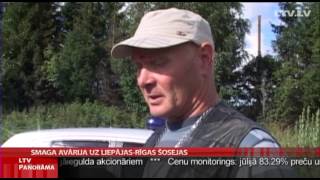 Smaga avārija uz Liepājas šosejas [upl. by Huston]