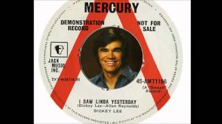 Dickey Lee  I Saw Linda Yesterday 1963 [upl. by Anala]