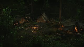 Encampment  Forest Sounds at Night [upl. by Ecirtnuahs11]