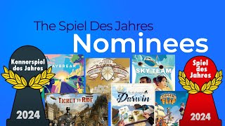 Discussing the Spiel Des Jahres 2024 Nominees [upl. by Slocum789]