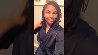 Super Quick amp Easy Loc Style  Short Locs  Bob  Natural Hair [upl. by Heintz]