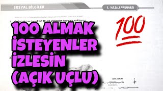 5Sınıf Sosyal Bilgiler 2Dönem 1Yazılı [upl. by Ainwat572]