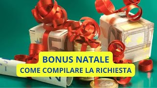 Bonus Natale 2024 Compilazione Facile e Veloce [upl. by Yemerej]