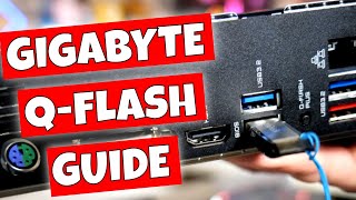 Gigabyte USB Q Flash With NO CPU B550 Gaming X V2 BIOS Flash gigabyte bios flash [upl. by Coffin632]