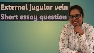 Anatomy and clinical aspects of EXTERNAL JUGULAR VEIN  Jugular venous pressure Head and neck [upl. by Conte]