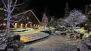 Night in Whistler Village 2023  Walk in the famous Whistler Blackcomb ski resort [upl. by Eciryt]