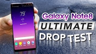 GALAXY NOTE 8 ULTIMATE DURABILITY DROP TEST 10 DROPS [upl. by Egreog]