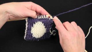 Reverse Stocking Stitch DoubleKnitting [upl. by Mazel]