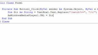 How To Play Youtube Videos In A Media Player Control In Visual Basic 2008 [upl. by Viridis]