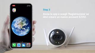 EZVIZ C3X  tutorial installazione [upl. by Algie686]