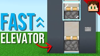 How To Build a PISTON ELEVATOR Minecraft Bedrock 121 Tutorial [upl. by Argyres]