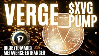 VERGE CRYPTO PRICE PUMP Digibyte joins the METAVERSE and more IDO and NFT news [upl. by Aicirtak]