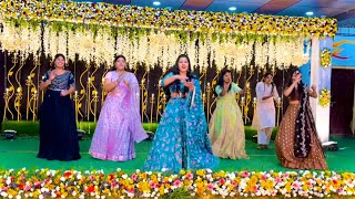 Sangeet dance performance sangeetdance remixsongswedding weddingdance weddingdancepperformance [upl. by Lynnell69]