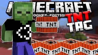 Minecraft PE TNT Tag Server  MCPE Multiplayer Minigame Pocket Edition [upl. by Ajssatsan]