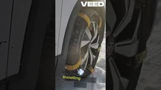 Anti Skid Snow Chains for Sedans Winter Driving with Snow Chains [upl. by Alyt334]