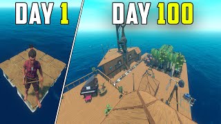 I Played 100 Days Of Raft And Heres What Happened [upl. by Ketti]