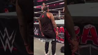 Ringside angle of Jimmy Uso Returning wwe [upl. by Ailekahs]