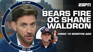 Breaking Bears fire OC Shane Waldron 🚨 AN ORGANIZATIONAL CATASTROPHE  Greeny  Get Up [upl. by Laitselec]