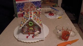 Making a Peanuts Gingerbread House [upl. by Phylys]