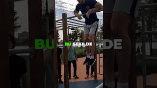 TEK KOL MUSCLE UP  calisthenics gym spor [upl. by Asenab]