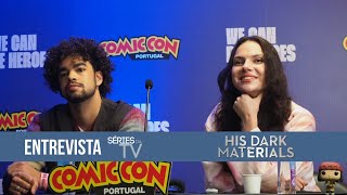 Exclusivo Comic Con Portugal  Entrevista a Dafne Keen e Amir Wilson His Dark Materials [upl. by Anawt790]