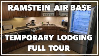 PCS to Germany NEW Ramstein Air Base Temporary Lodging Facility TLF FULL Tour [upl. by Ultun326]